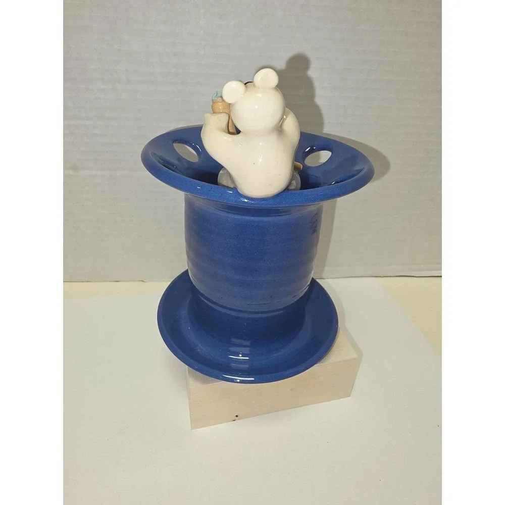 Handmade excellent blue